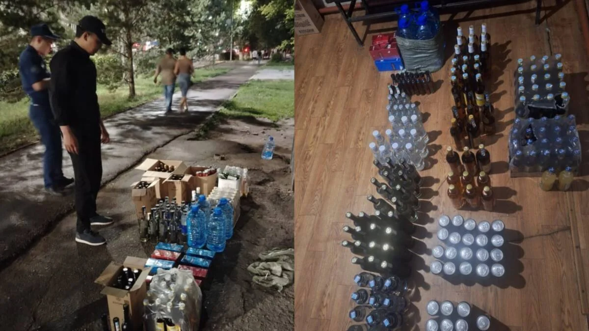 Петропавлдағы дүкеннен заңсыз сатылған алкоголь өнімдері тәркіленді