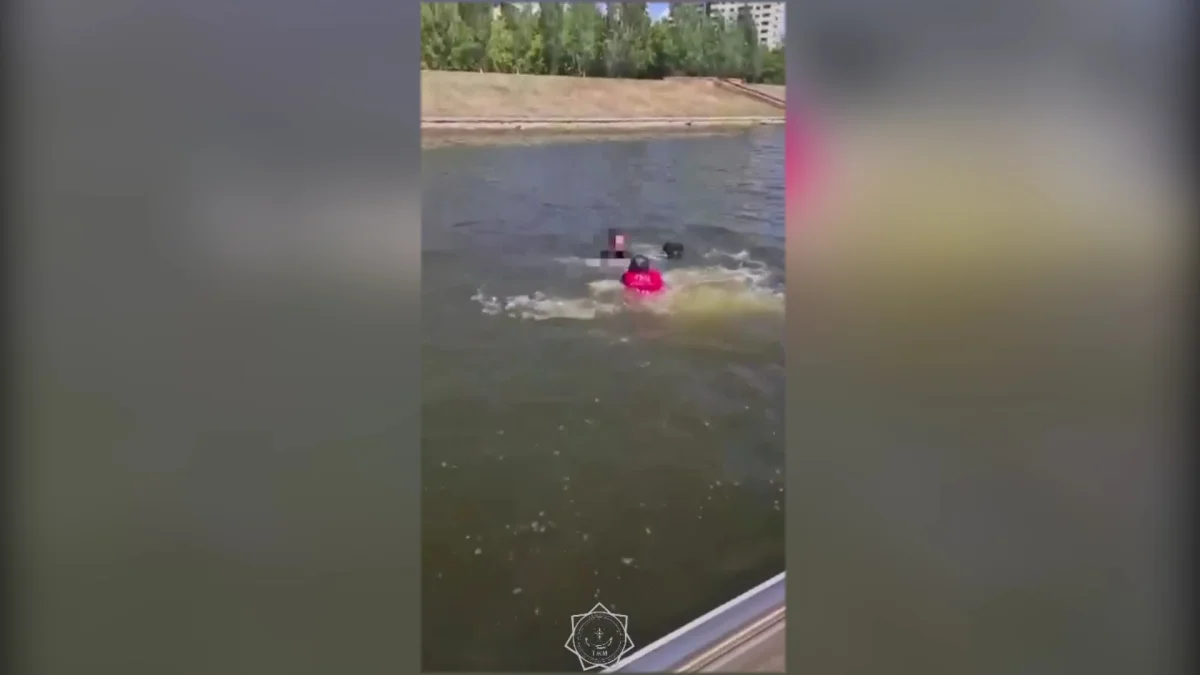 Пьяный астанчанин пытался переплыть реку Есиль