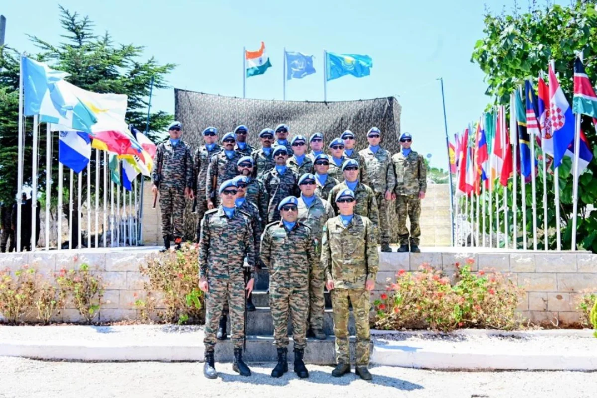 БҰҰ-ның Ливандағы UNIFIL базасында Қазақстанның Мемлекеттік туы көтерілді