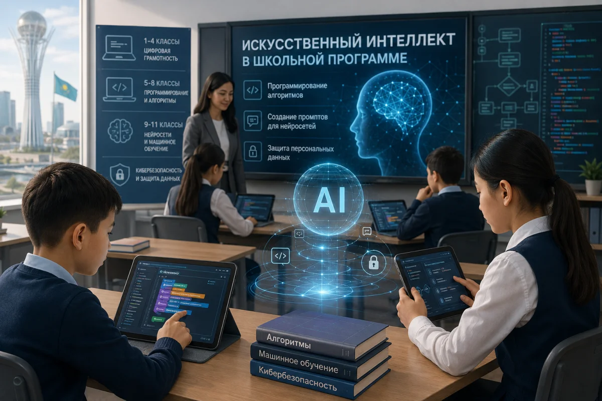 С учетом ИИ: школьные предметы меняют в Казахстане