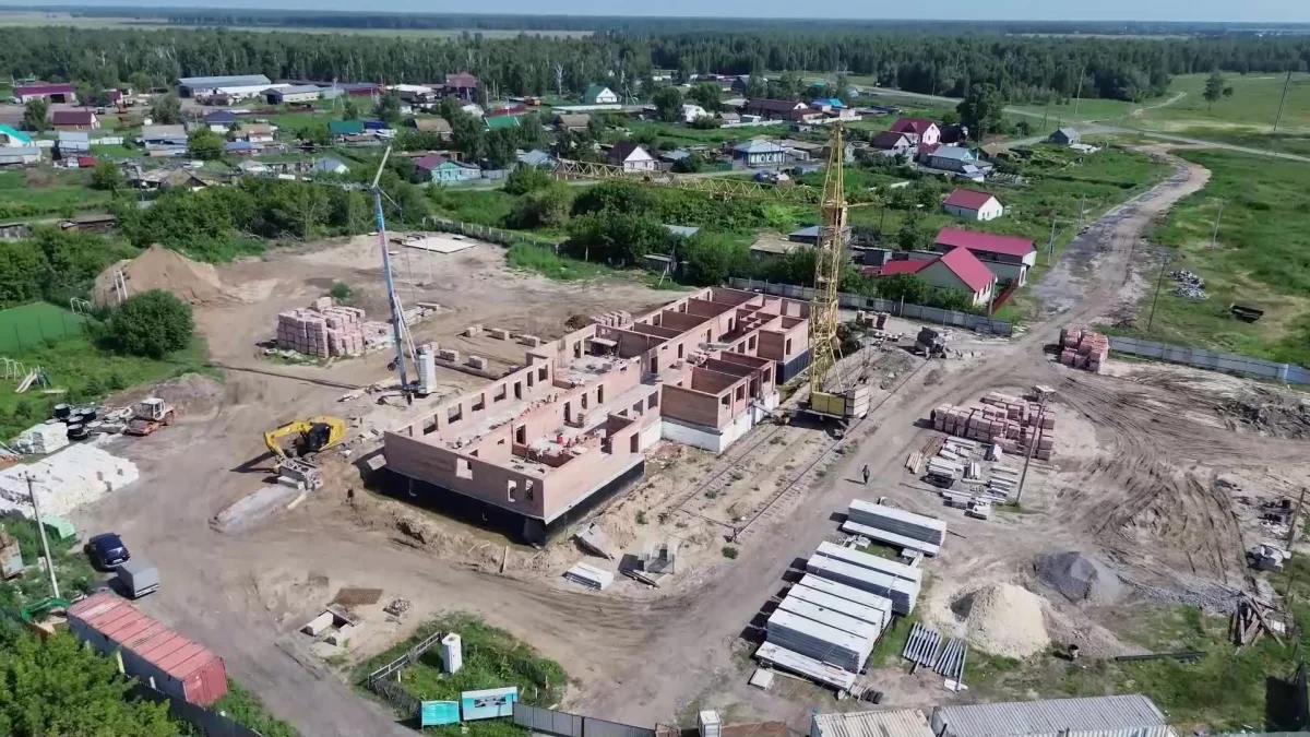 Новую школу на 120 мест строят в одном из пригородных сёл СКО