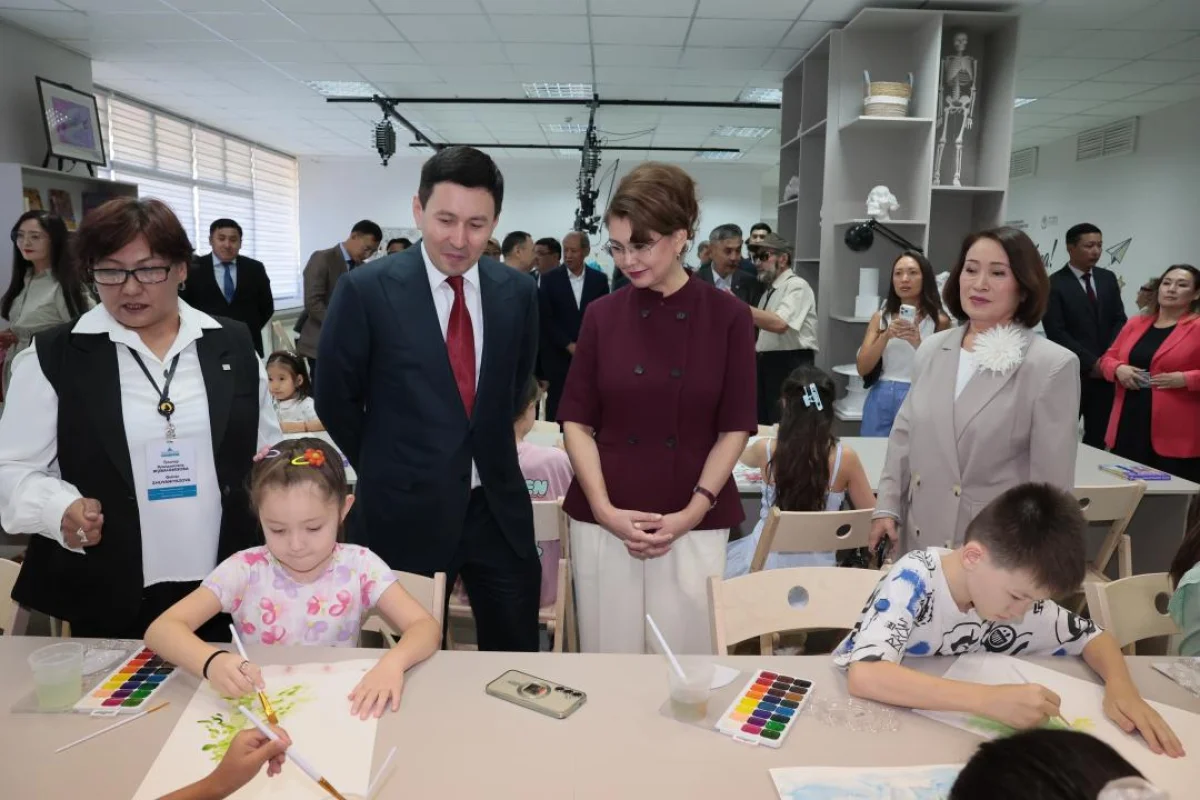 Аида Балаева Ә. Қастеев атындағы ҚР Ұлттық өнер музейіндегі жаңғыртудан өткен «Арт-зертхана» көркемсурет студиясымен танысты