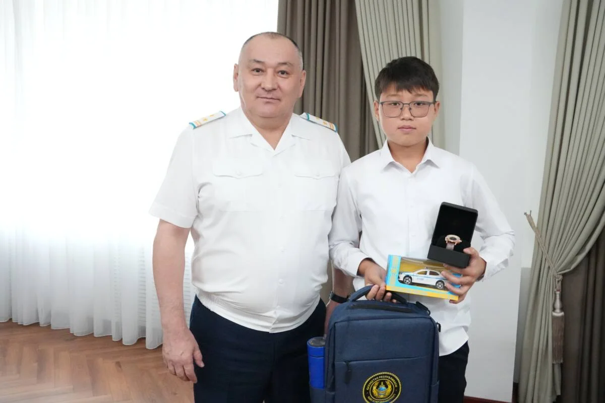 13 жастағы жасөспірім төрт жасар баланың өмірін құтқарды: ПД бастығы жас батырға алғыс білдірді