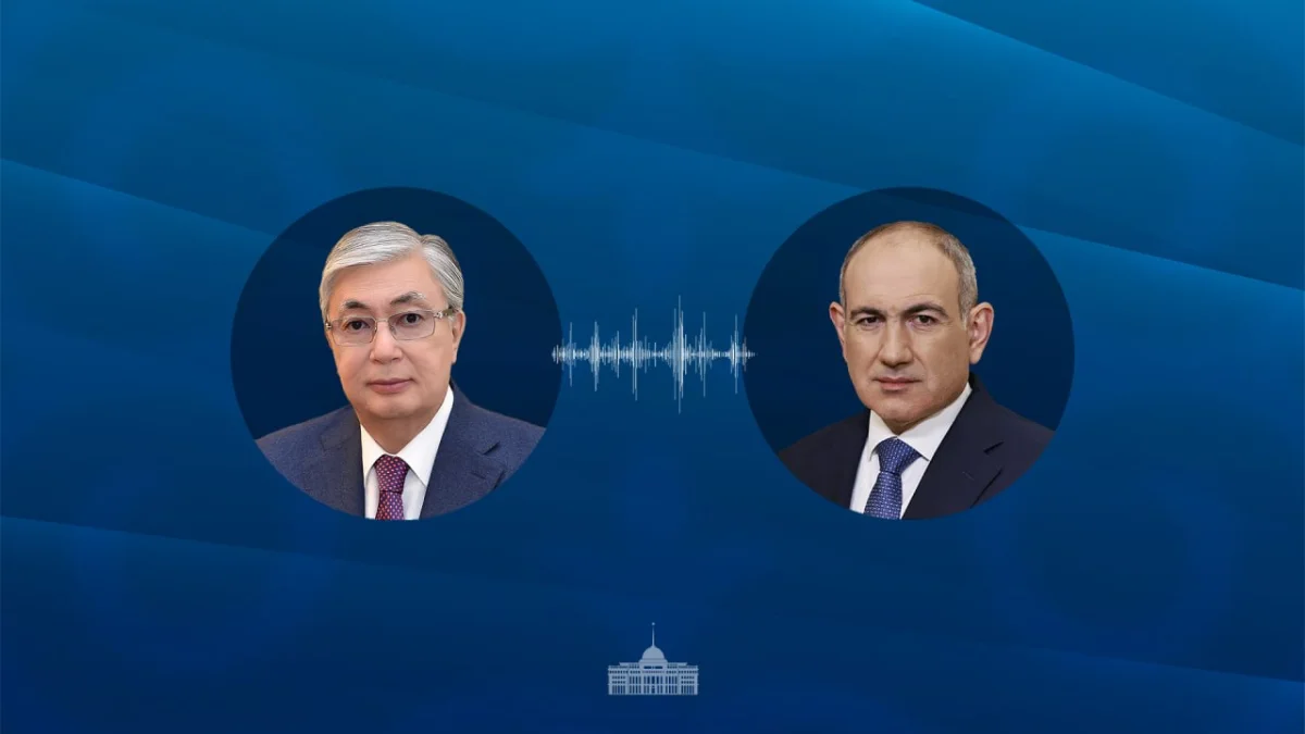 Мемлекет басшысы Армения Премьер-министрі Никол Пашинянмен телефон арқылы сөйлесті