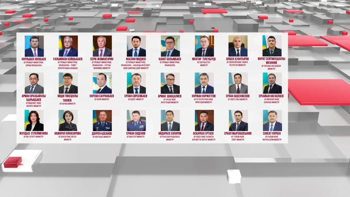 Мемлекет басшысының Жарлығымен Үкімет мүшелері қайта жасақталды