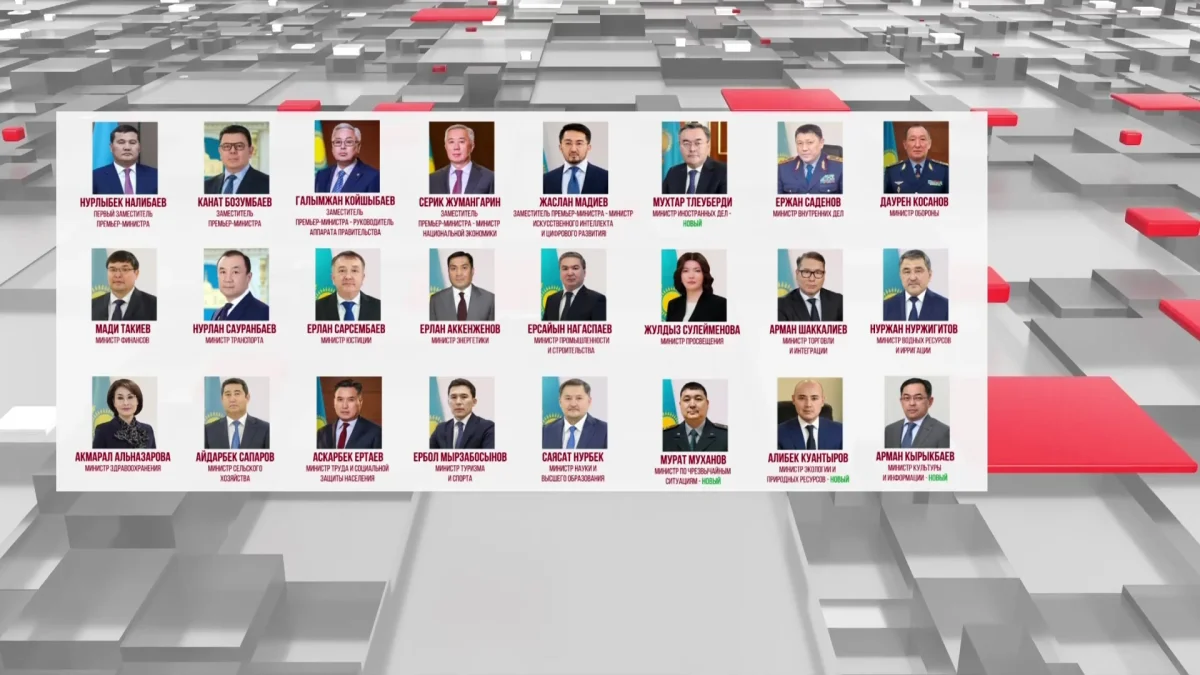 В Казахстане сформирован новый состав правительства