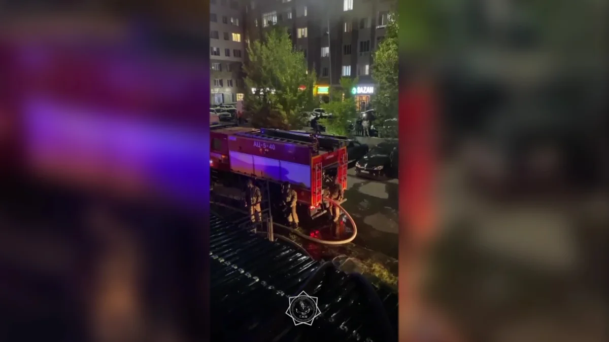 Балабақша, сауна және сыра дүкені бір ғимаратта: Астанада құтқарушылар өртті ауыздықтады