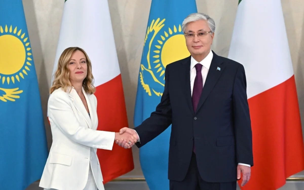 Джорджа Мелони Тоқаевқа алғыс білдірді