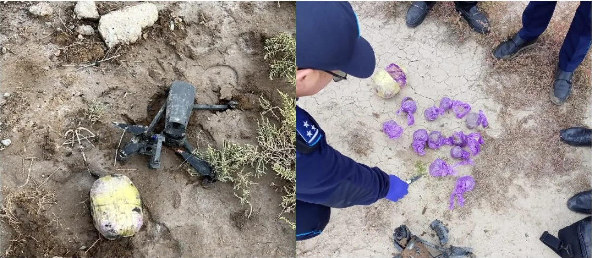 Атырауда Ұлттық ұлан әскери қызметшісі күдікті заты бар дронды анықтады