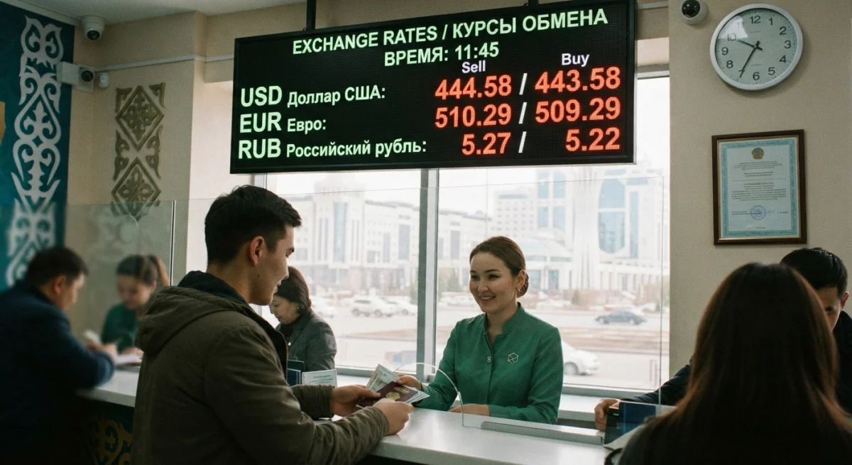 Доллар опустился ниже 445 тенге: курсы валют на 18 сентября