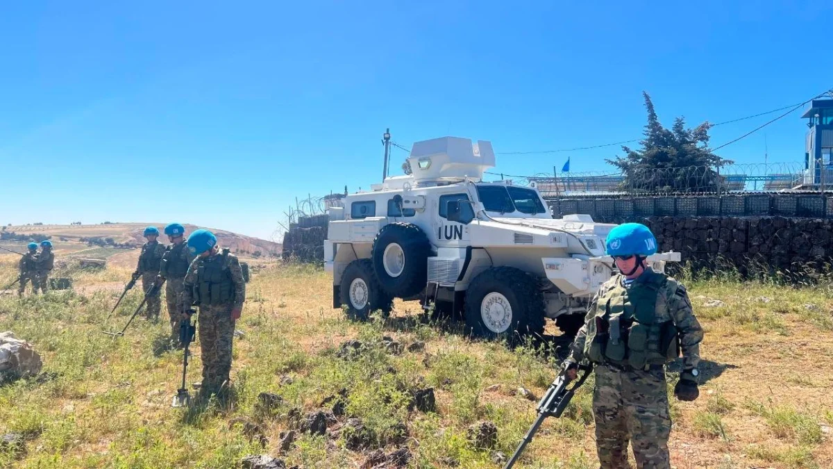Более 2000 боеприпасов обезвредили казахстанские миротворцы на Голанских высотах