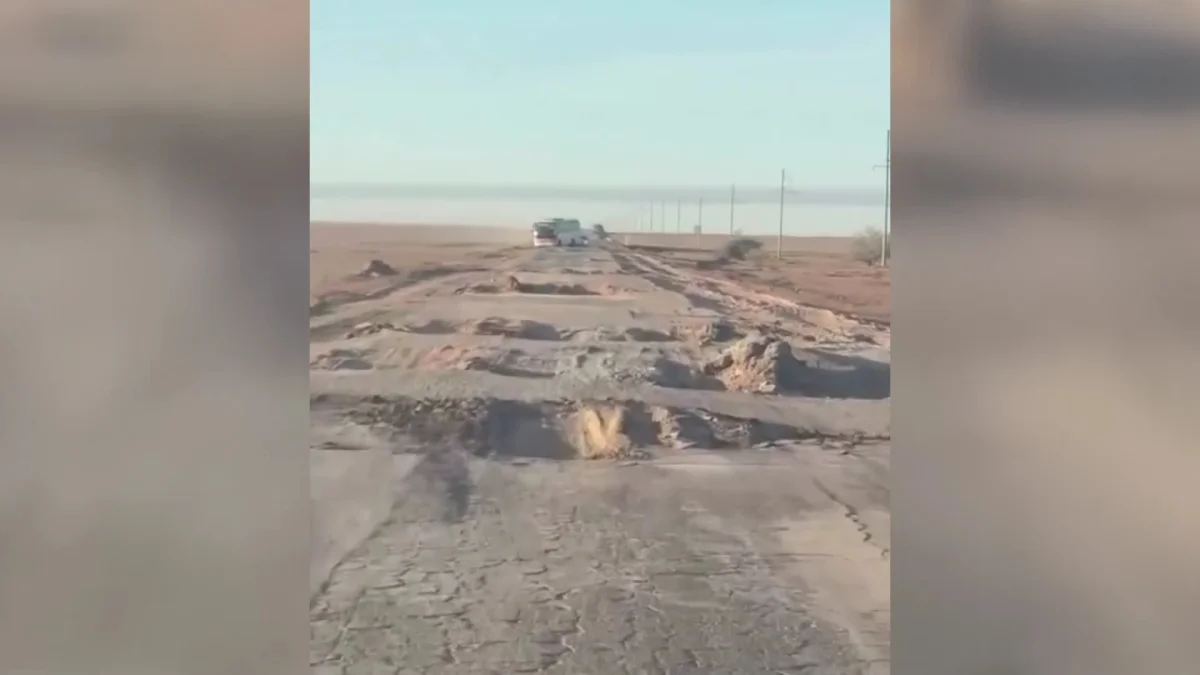 Ұлытау облысында бірнеше ауылға баратын жол жүруге жарамай қалған