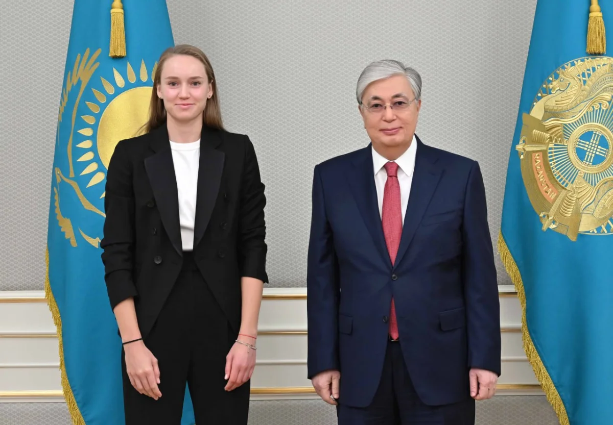 Президент Елена Рыбакинамен кездесті