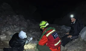 Группу туристов спасли ночью в горах Алматы