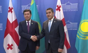 Спикер Мажилиса Е. Кошанов посетил Грузию с официальным визитом