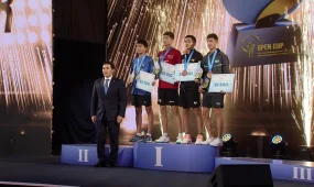 115 тысяч долларов получили призеры Кубка Президента по настольному теннису