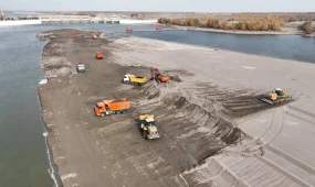 Қызылорда облысына су жеткізуді жақсарту мақсатында Көксарай су реттегішінен 60 мың текше метр құм мен қиыршық тас шығарылды