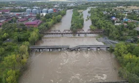 В Усть-Каменогорске срочно проектируют мост взамен рухнувшего