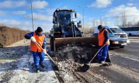 Больше тысячи кубометров снега вывезли из Астаны за день