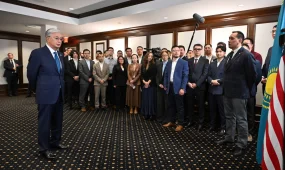 Токаеву в Вашингтоне представили казахстанские IT-стартапы