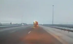 Трассу закрыли в двух областях Казахстана из-за непогоды