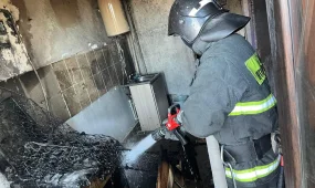 Пожар по повышенному рангу тушат в детском доме Алматы