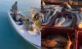 Браконьеров с крупным уловом задержали на Балхаше