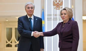 Мемлекет басшысы Ресей Федералды Жиналысы Федерация Кеңесінің Төрағасы Валентина Матвиенкомен кездесті