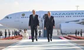 Қасым-Жомарт Тоқаев Ташкентке мемлекеттік сапармен барды