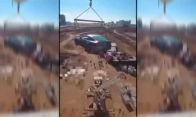 Шымкентте көпқабатты ғимараттың төбесінде дрифт жасаған көлік жүргізушісі қамауға алынды