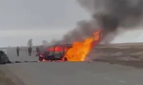 Восемь человек погибли и четверо пострадали в страшном ДТП в Западном Казахстане