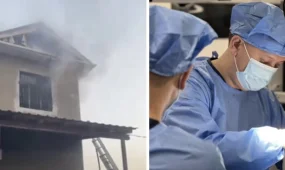 О состоянии выживших в пожаре в селе Алгабас рассказали врачи