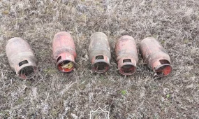 ТЖМ қызметкерлері өрт кезінде 6 газ баллонын шығарды