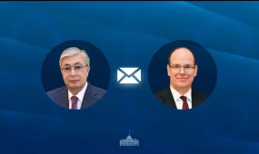 Глава государства направил поздравительную телеграмму Князю Монако