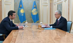 Президент Ауыл шаруашылығы министрі Айдарбек Сапаровты қабылдады