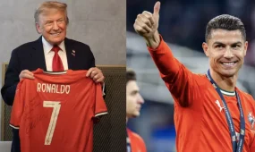 Трамп Ақ үйде Роналдумен кездесті