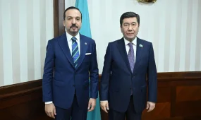 Спикер Мажилиса принял заместителя Председателя Партии справедливости и развития Турции