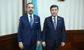 Мәжіліс спикері Түркияның Әділет және даму партиясы төрағасының орынбасарын қабылдады