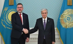 Мемлекет басшысы Еуропа Одағының Орталық Азия жөніндегі арнайы өкілі Эдуардс Стипрайсты қабылдады
