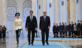 Сердара Бердымухамедова встречают в Акорде