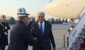 Президент ҰҚШҰ Ұжымдық қауіпсіздік кеңесінің отырысына қатысу үшін Бішкек қаласына барды