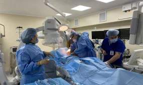 КІАҒЗИ-ДА ЖҮРЕК ЖЕТКІЛІКСІЗДІГІ БАР ЕКІ ПАЦИЕНТКЕ ҮШ КАМЕРАЛЫ КАРДИОСТИМУЛЯТОРЛАР ОРНАТЫЛДЫ