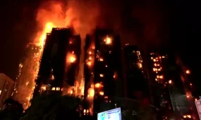 Гонконгте өрттен қаза тапқандар саны сәт сайын көбейіп жатыр