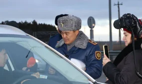 СҚО-да ПД бастығы қауіпті жол учаскелерін тексерді