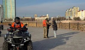 Мұз қату кезіндегі су айдынында қауіпсіздікті қамтамасыз ету үшін рейд жүргізді