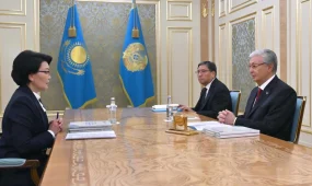 Мемлекет басшысы Еңбек және халықты әлеуметтік қорғау министрі Светлана Жақыпованы қабылдады