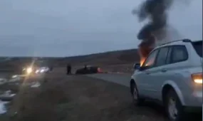 Қарағанды облысында инкассатор көлігі өртеніп, жүргізуші қаза тапты