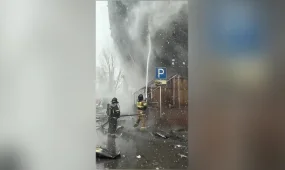 Пожар в столичном Cinema city произошел сегодня утром