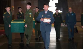 Россия передала Казахстану останки воинов ВОВ