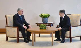 Мемлекет басшысы Жапония Императоры Нарухитомен кездесті